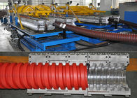 عالية السرعة لولبية الأنابيب ماكينة / PVC خط إنتاج الأنابيب SBG 63-250