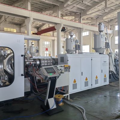 Full Intermeshing Engagement System Computerized Corrugated Pipe Extrusion Line For Precision Manufacturing