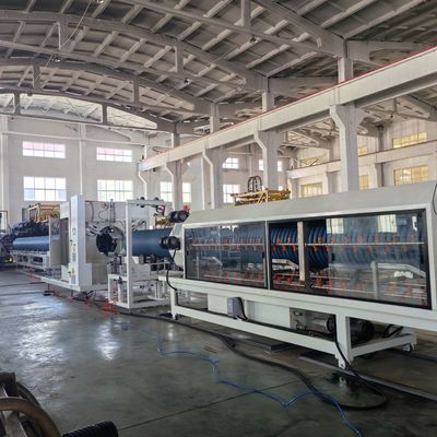 Computerized Double Wall Corrugated Pipe Production Line Advanced Extrusion For Durable Pipes