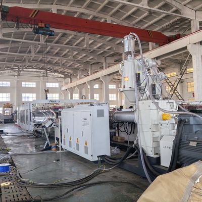 ID63-OD1600mm Double Wall Corrugated Pipe Extrusion Line With Max Pipe Diameter 1600mm And Water Or Air Cooling