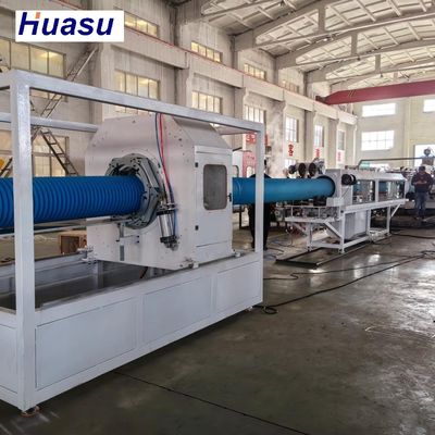 32-1600mm Diameter Double Wall Corrugated Pipe Extrusion Line With Socket Online