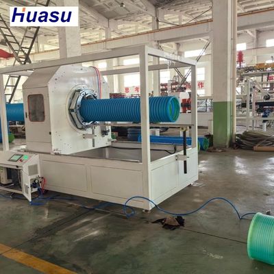 Advanced Double Wall Corrugated Pipe Extrusion Line with Helical Gear and Belling-on-line Expansion Mode Featuring High Quality Alloy Steel Die Head