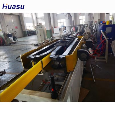 High Speed Production DWC Pipe Extrusion Line Single-screw Design