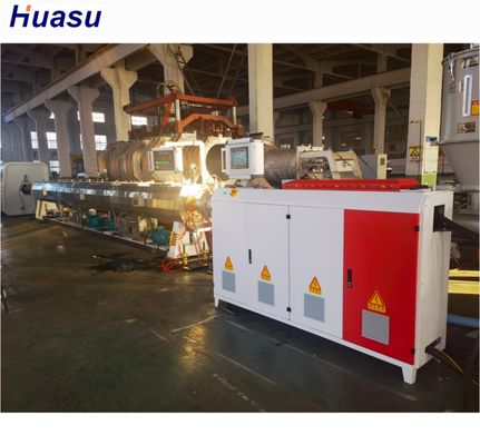 PLC Controlled Solid Wall Hdpe Pipe Extrusion Line For Versatile And Customizable Solutions