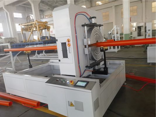 Single-screw HDPE Pipe Extrusion Line With 38CrMoAl Screw Material And Water Cooling Method