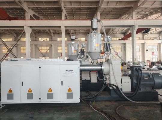 Double Wall Corrugated Pipe Automatic HDPE Dwc Pipe Machine With Siemens Electric Control System