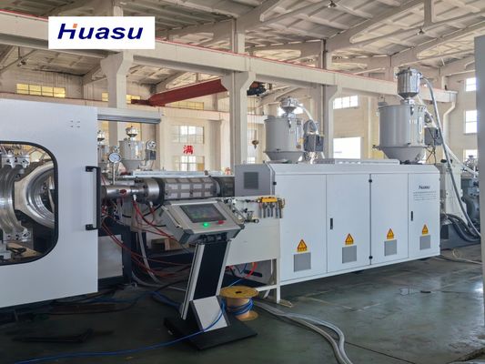 Double Wall Corrugated Pipe Extrusion Line with 32-1600mm Pipe Diameter 60-2000kg/h Capacity and Siemens PLC Control System