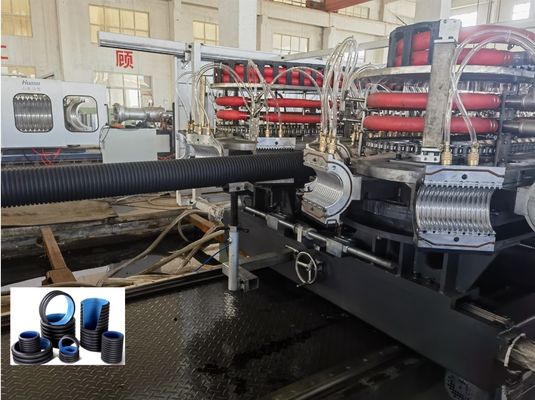 Double Wall Corrugated Pipe Extrusion Line with Siemens Motor