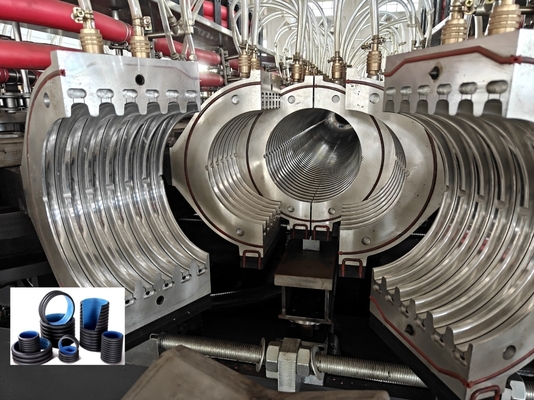 Double Wall Corrugated Pipe Extrusion Line with Siemens Inverter 63mm