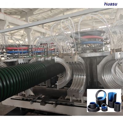 Plastic Pipe Production Extrusion Line With Good Quality Corrugated Pipe Making Machine