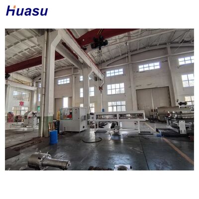HDPE Corrugated Pipe Extrusion Line with PLC Control Touch Screen High Productivity Automatic Computerized for Large Scale Production
