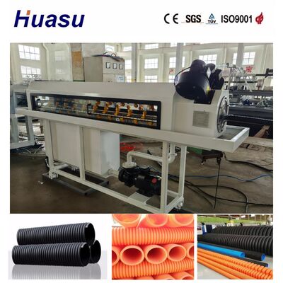 PLC Controlled Corrugated Pipe Extrusion Line with 32mm-1600mm Pipe Range for High Productivity