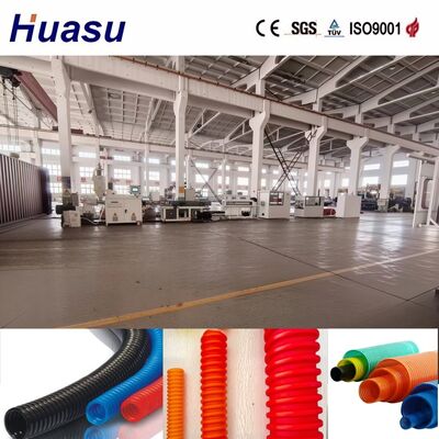 32mm-1600mm Pipe Diameter Range Cable Protection Pipe Extrusion Line with PLC Control Touch Screen Interface and Nitriding Treatment Screw