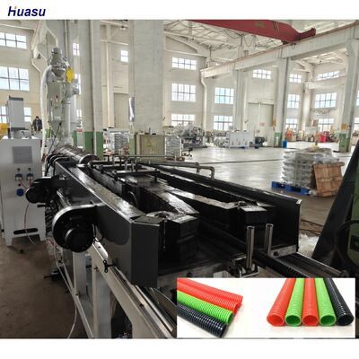 Deep Screw Channel Structure Single Wall Corrugated Pipe Extrusion Line with 1 Year Guarantee Period and High-Accuracy