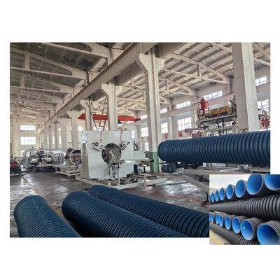 32-1600mm Diameter Double Wall Corrugated Pipe Extrusion Line with PLC Control for High Productivity