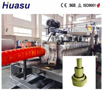 Energy Saving PP Pipe Extrusion Line with PLC Control and Automatic Cutting Machine