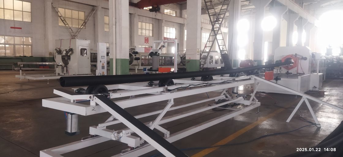 خط طحن أوتوماتيكي حاسوبي مزدوج الحائط للأنابيب المموجة مع محرك سيمنس و 8-15 كجم / ساعة