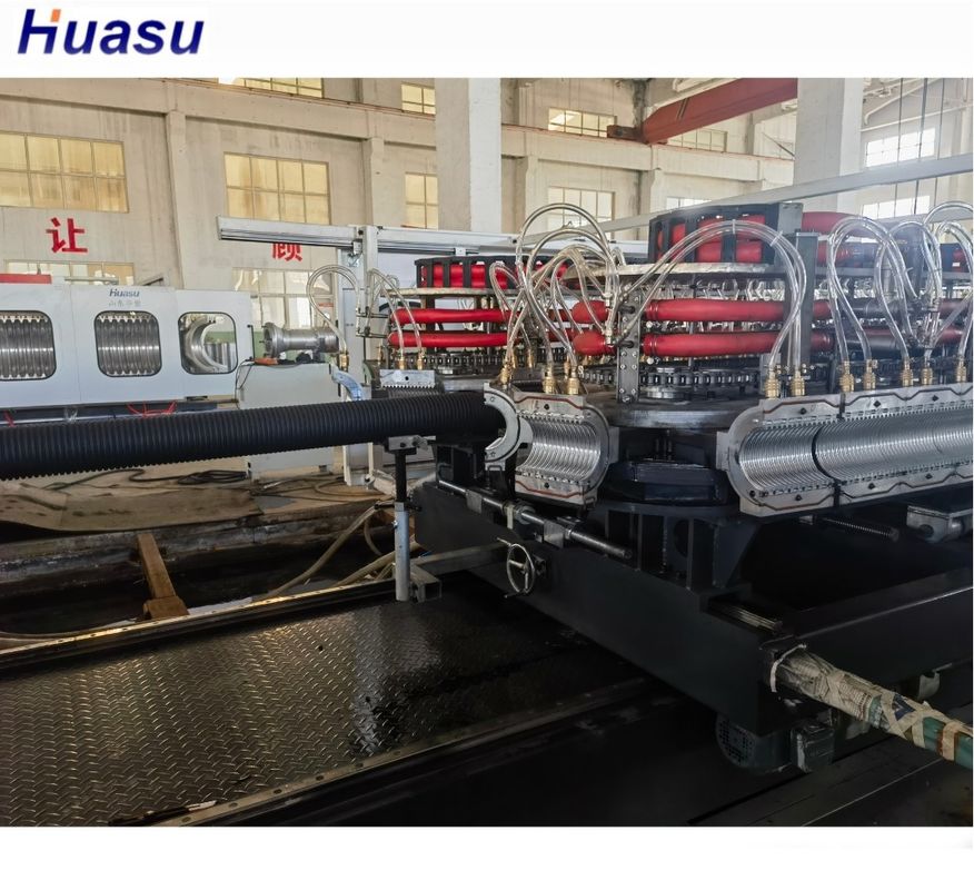 خط طحن الأنابيب المموجة ذات الجدار المزدوج مع تشكيل فراغ ومواد 20CrMnTi