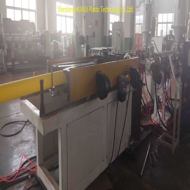 180-210℃ درجة حرارة التسخين 2-20 متر/دقيقة أقصى سرعة للخط سيمنز/ABB خط إنتاج الأنابيب المموجة الكهربائية الرئيسية