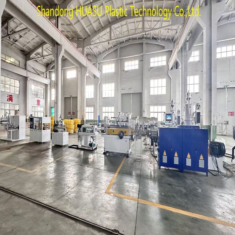 خط إنتاج بثق أنابيب DWC بقطر 800 مم أفقيًا، بسعة 60-2000 كجم/ساعة ونظام PLC من سيمنز