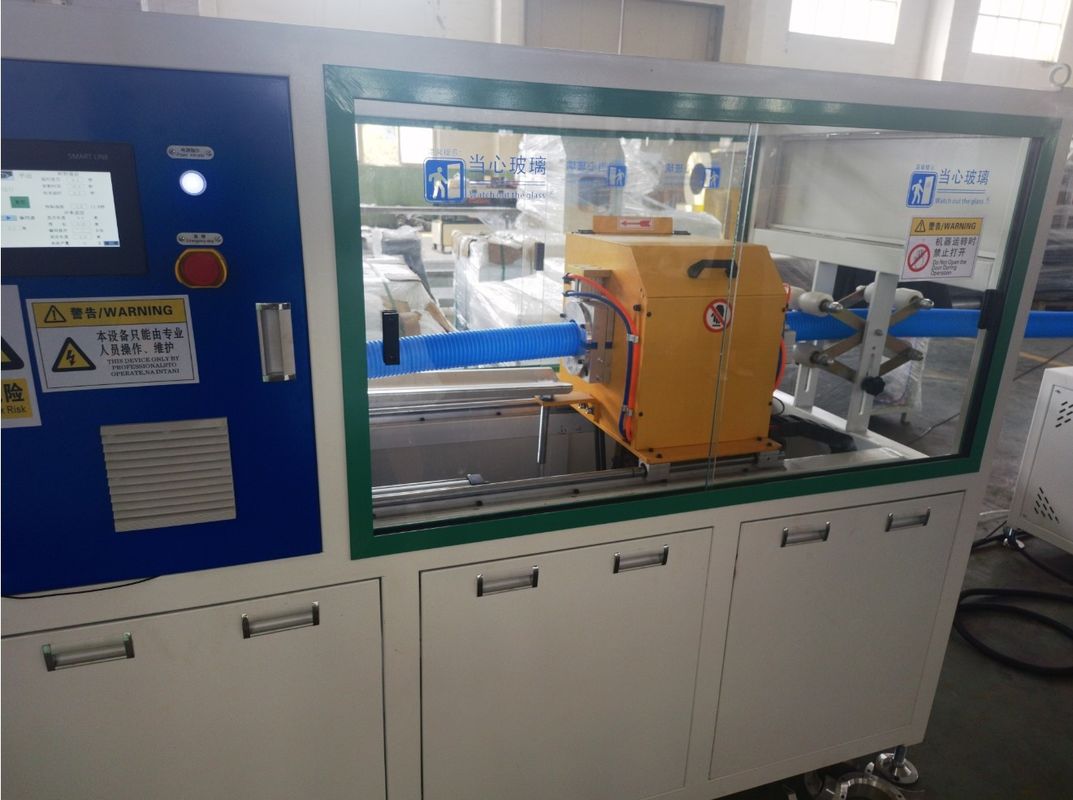 خط طحن الأنابيب المموجة ذات الجدران المزدوجة مع المكونات الكهربائية لجهاز Siemens Inverter