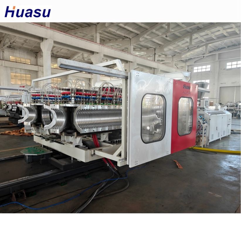 آلة تصنيع الأنابيب المموجة من البيفك قابلة للتخصيص لإنتاج مواد البيفك