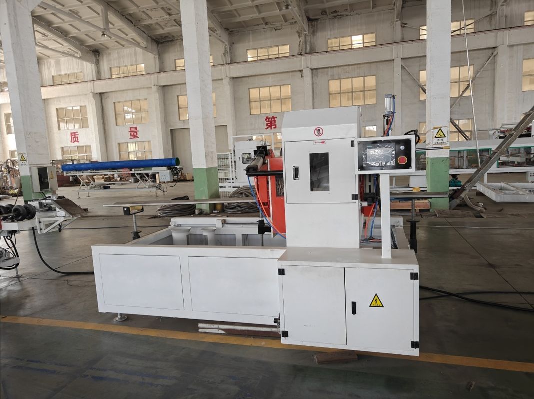 خط إنتاج بثق الأنابيب المموجة مزدوجة الجدار القابلة للتخصيص مع مادة قالب سبائك الألومنيوم وموصل شنايدر