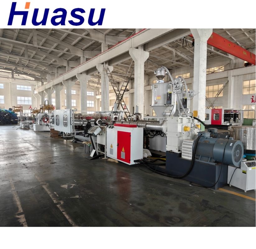 آلة أنابيب البولي إيثيلين عالي الكثافة المتينة ذات الجدار المزدوج المخصصة لنطاق قطر الأنابيب من 32 مم إلى 1600 مم