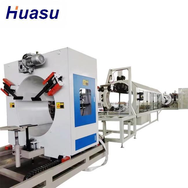 محرك طحن مخروط مزدوج المسمار DWC خط طحن الأنابيب لقطر الأنابيب 32-1600mm و 60-2000kg / h القدرة