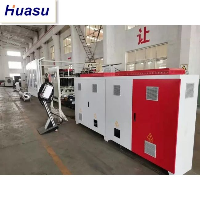 خط طحن الأنابيب DWC مع طحن مخروط مزدوج المسامير لقطر الأنابيب 32-1600mm و 60-2000kg / h القدرة