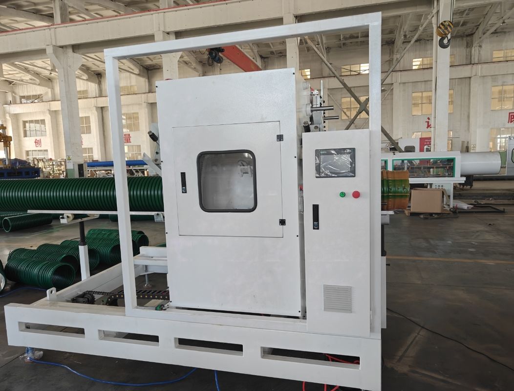 آلة بثق أنابيب PVC مزدوجة الجدار عالية السرعة، آلة صنع الأنابيب المموجة