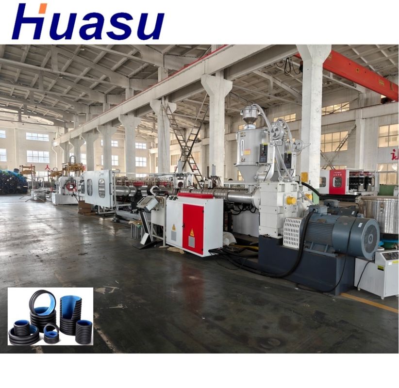 خط إنتاج بثق الأنابيب المموجة ذات الجدار المزدوج لمحرك التيار المتردد WEG بقطر 63 مم كحد أدنى