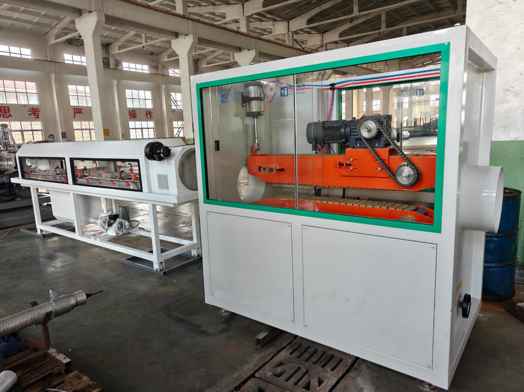 Automatic Single Wall Corrugated Pipe Extrusion Line with Deep Screw Channel Structure and PLC Control System for High Output Rates