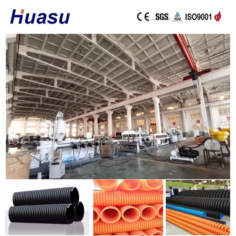 نصف تلقائي إلى أوتوماتيكي بالكامل واحد جدار خط طحن الأنابيب المموجة مع 60-2000kg/h السعة و 32mm-1600mm قطر الأنابيب النطاق