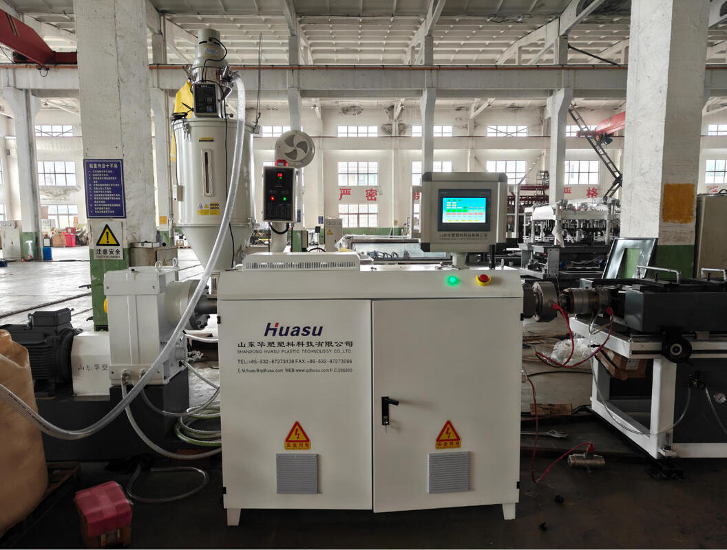 PLC التحكم واحد جدار خط طحن الأنابيب المموجة مع 37kw طاقة المحرك وعمق النتريد برميل 0.4 ٪ 0.7 مم