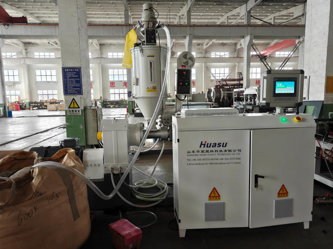 PLC التحكم واحد جدار خط طحن الأنابيب المموجة مع 37kw طاقة المحرك وعمق النتريد برميل 0.4 ٪ 0.7 مم