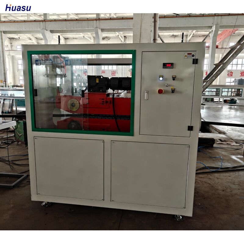 خط إنتاج بثق أنابيب مموجة بجدار واحد أوتوماتيكي بالكامل لمحرك سيمنز، بحد أقصى لحجم الأنبوب 110 مم