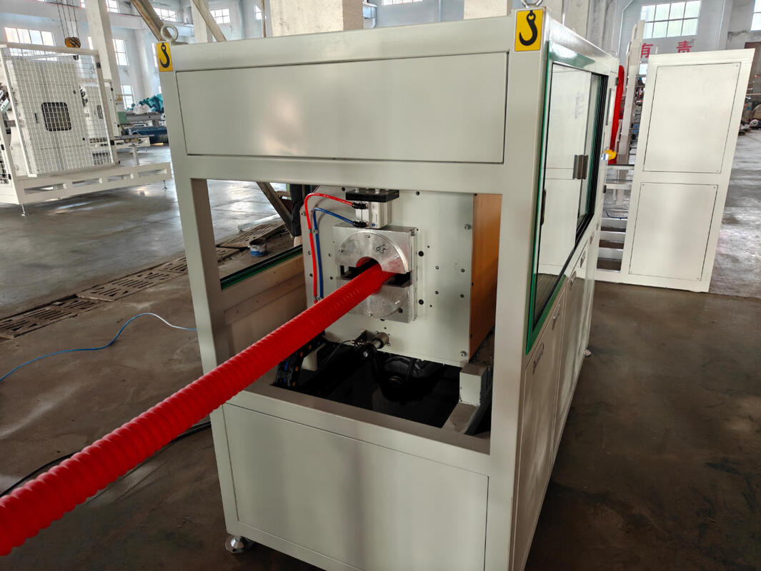 خط إنتاج بثق الأنابيب المموجة مزدوجة الجدار المبردة بالماء مع نوع متكامل للطارد ومكونات كهربائية من سيمنز