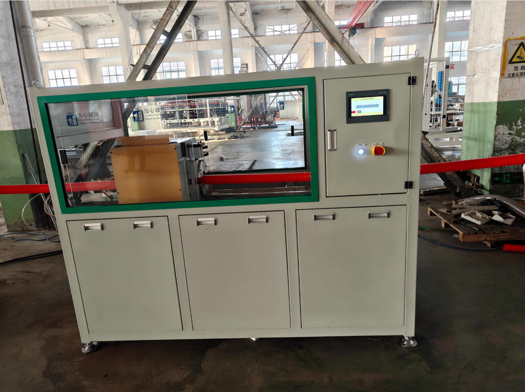 خط طحن الأنابيب المموجة ذات الجدار المزدوج مع أجزاء كهربائية رئيسية من سيمنز وصبغ سبيكة الألومنيوم لإنتاج أنابيب DWC