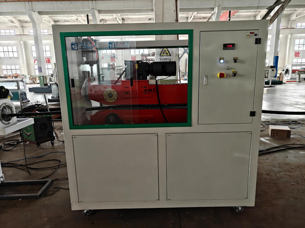 خط طحن الأنابيب المموجة ذات الجدران المزدوجة مع جهاز تحكم التردد من سيمنز ومواد العجلات 20CrMnTi لتحقيق متانة عالية