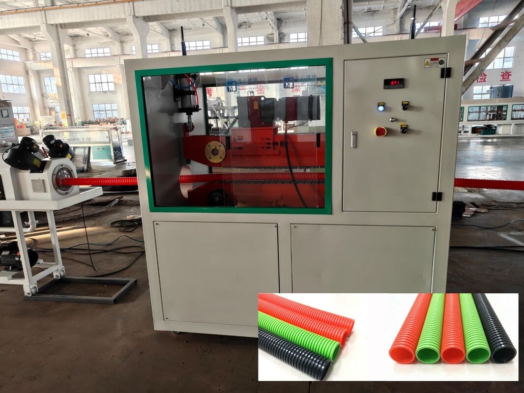 خط طحن الأنابيب المموجة ذات الجدار الواحد مع مواد برميل 38CrMoAlA والكهرباء الرئيسية لشركة Siemens Schneider مع التحكم عن بعد PLC