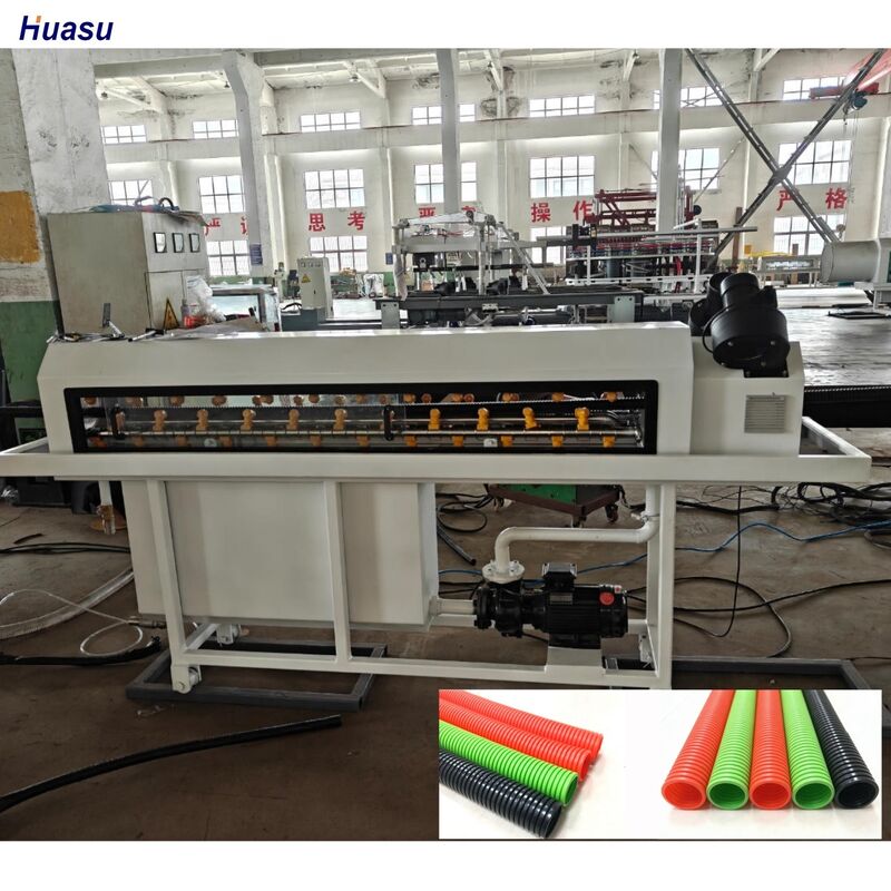 خط طحن الأنابيب المموجة ذات الجدار الواحد مع مواد برميل 38CrMoAlA والكهرباء الرئيسية لشركة Siemens Schneider مع التحكم عن بعد PLC