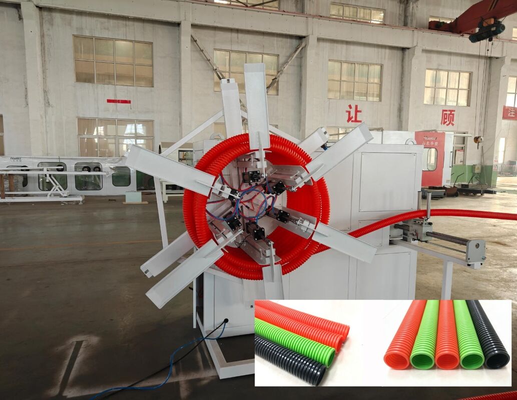 خط طحن الأنابيب المموجة ذات الجدار الواحد مع جهاز التحكم عن بعد PLC من شركة Siemens Schneider Main Electrics ومادة 38CrMoAlA البرميل