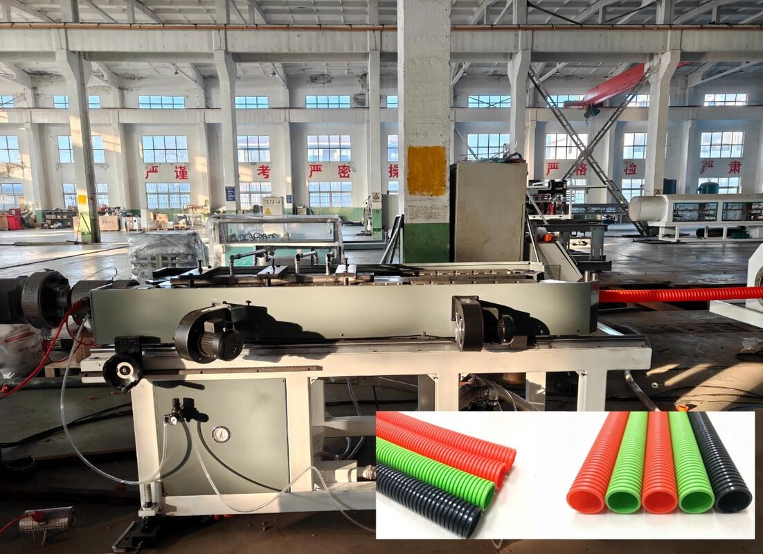 خط طحن الأنابيب المموجة ذات الجدار الواحد مع جهاز التحكم عن بعد PLC من شركة Siemens Schneider Main Electrics ومادة 38CrMoAlA البرميل