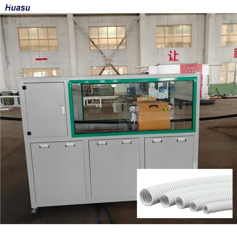 معدات خط إنتاج الأنابيب المموجة HDPE تدعم تطبيقات بثق الأنابيب البلاستيكية المختلفة