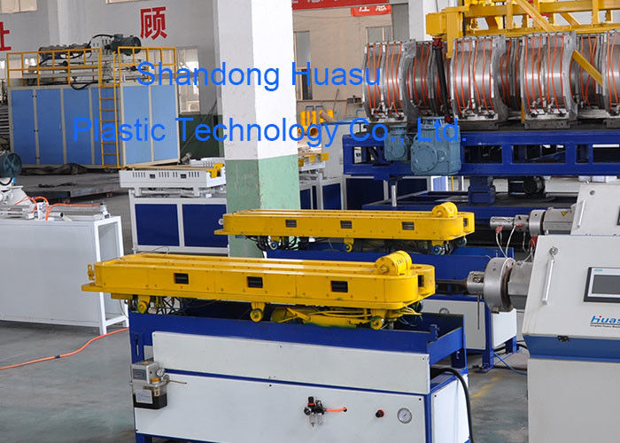 25m / Min PE PP أحادية الجدار آلة تصنيع الأنابيب المموجة عالية السرعة