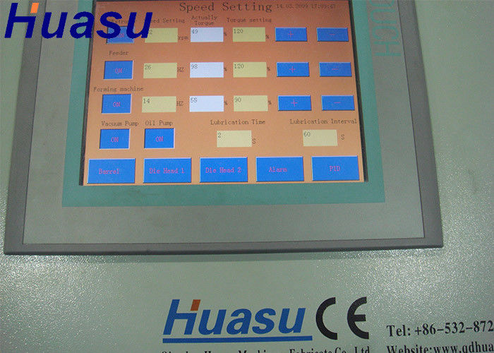 خط إنتاج بثق الأنبوب المموج ذو الجدار المزدوج PE / PP / PVC