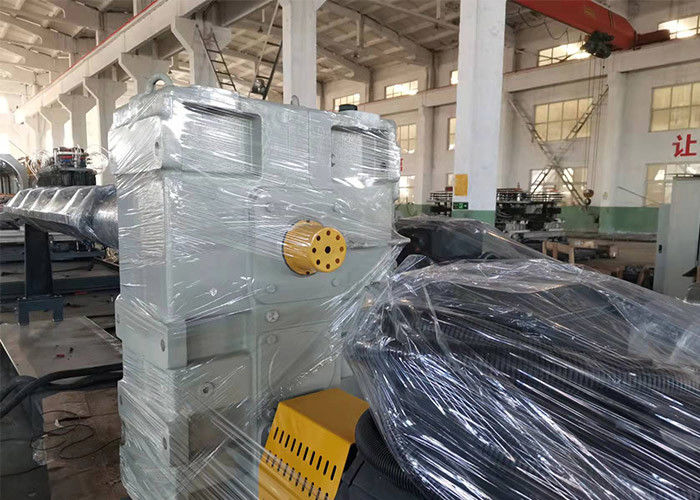 خط بثق الأنبوب المموج أحادي الجدار PE / PP / PVC مع خط الجرس