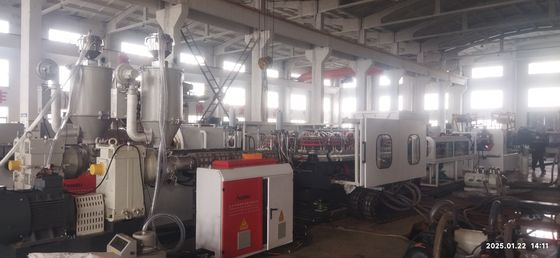 63mm Double Wall Corrugated Tube Extrusion Line High Output
