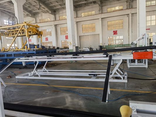 PE PP PVC Double Wall Corrugated Pipe Extrusion Line Pipe Machine Extrusion For Water Drainage